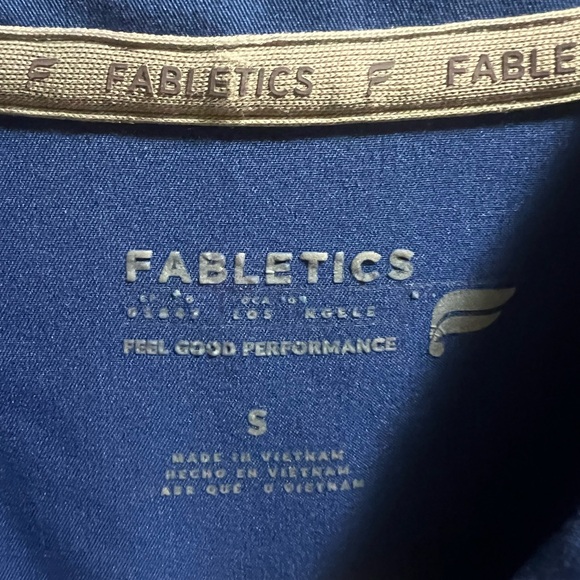 Fabletics Royal Blue Scrub Set - Small Top/Small Tall Joggers - Great Condition! - Picture 4 of 5